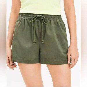 Lou & Grey Olive Noir Drawstring Shorts